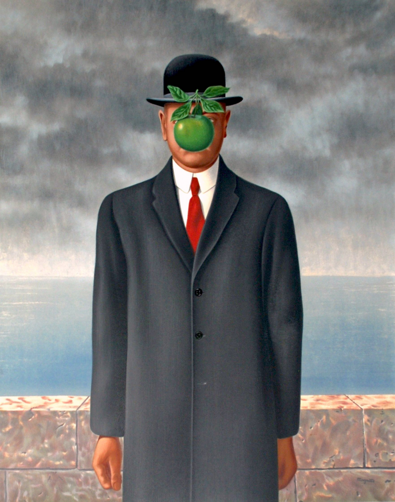  Historia Arte El hijo del hombre - René Magritte mucosa nasal